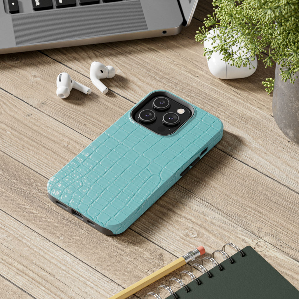 Aqua Croc Phone Case
