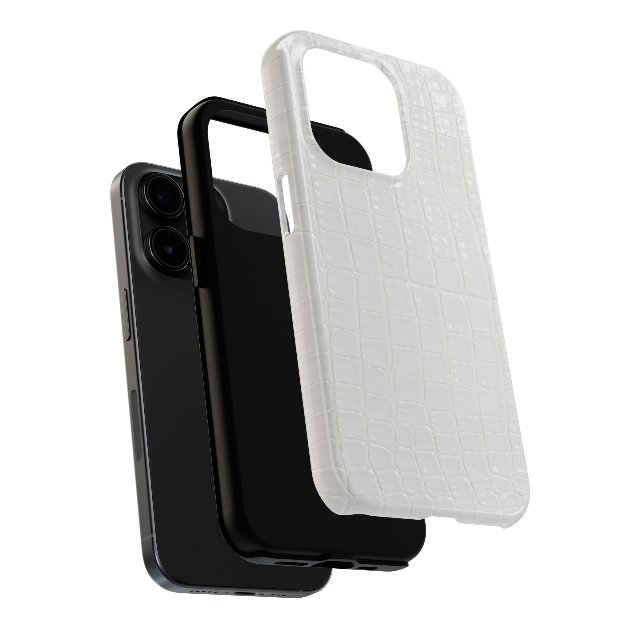 Ivory Croc Phone Cases