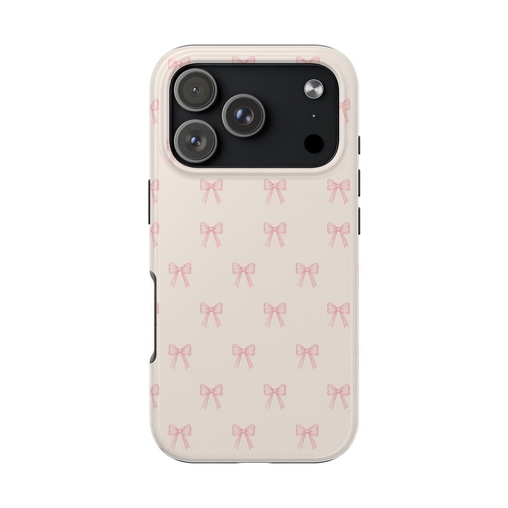Blush Bow Phone Case