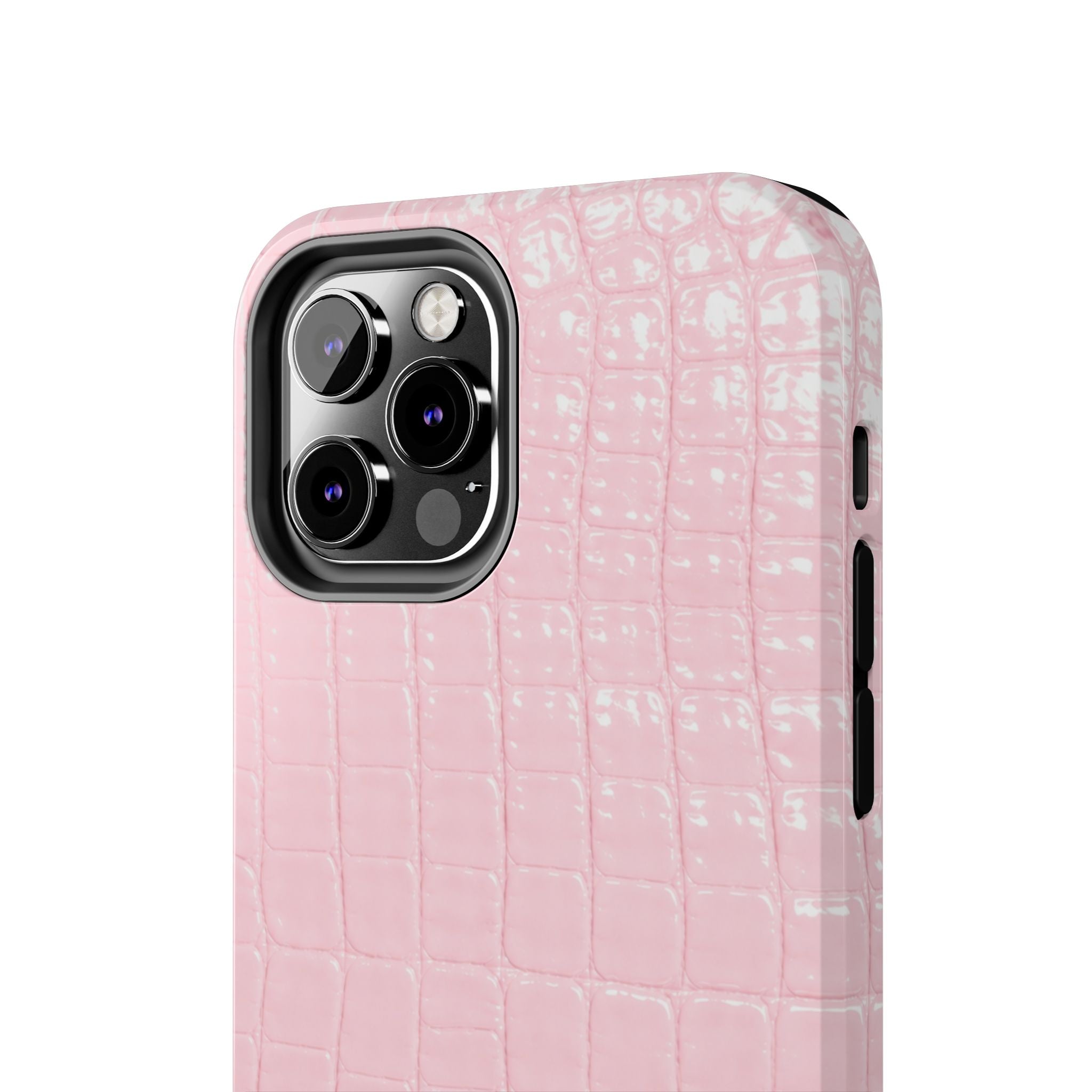 Blush Croc Phone Cases