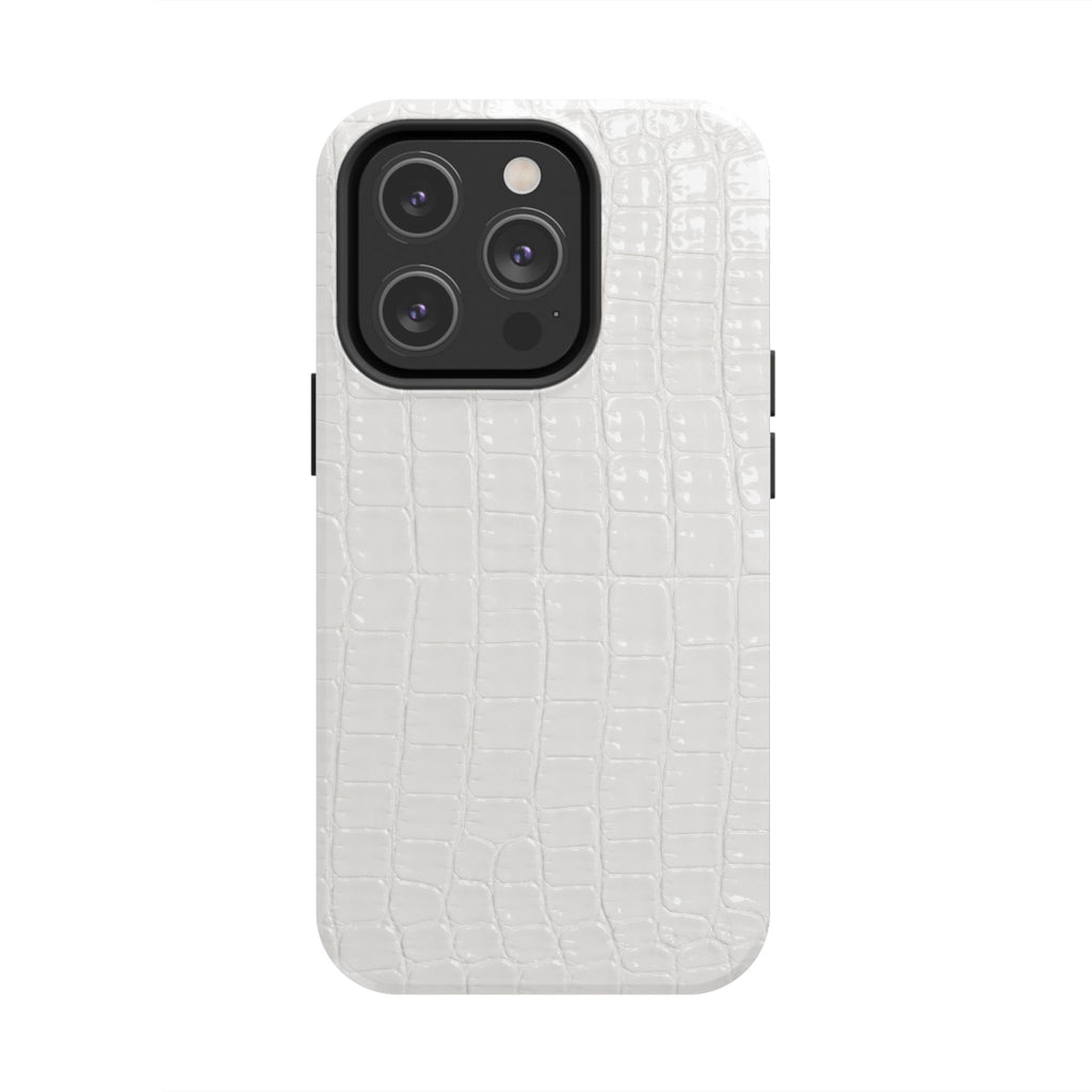 Ivory Croc Phone Cases