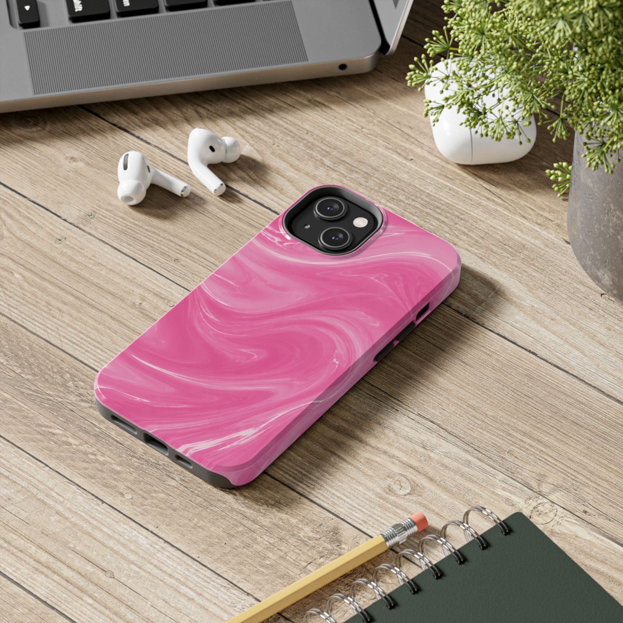 Pink Waves Phone Case