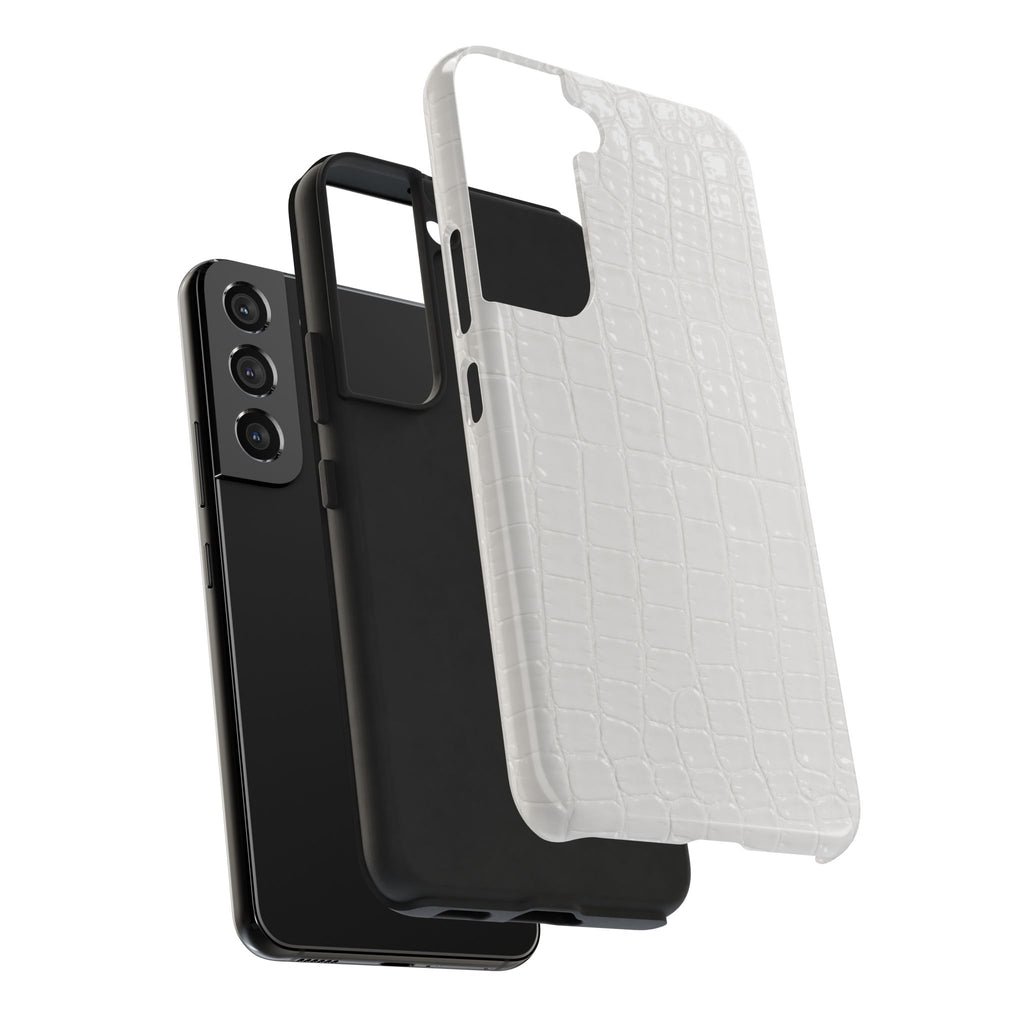 Ivory Croc Phone Cases