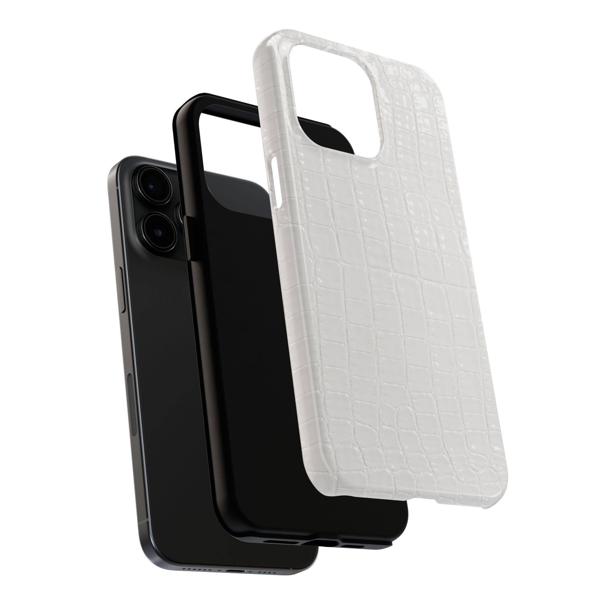 Ivory Croc Phone Cases