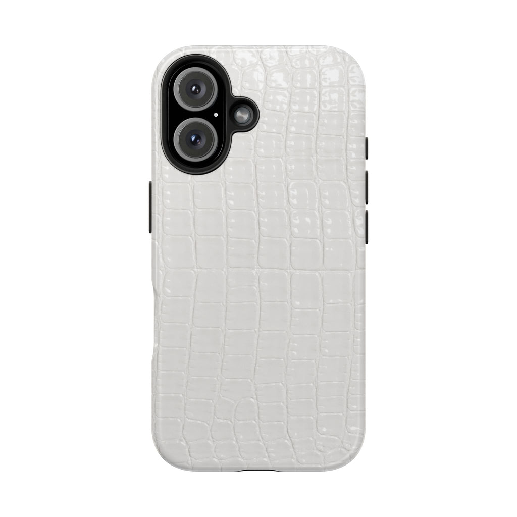 Ivory Croc Phone Cases