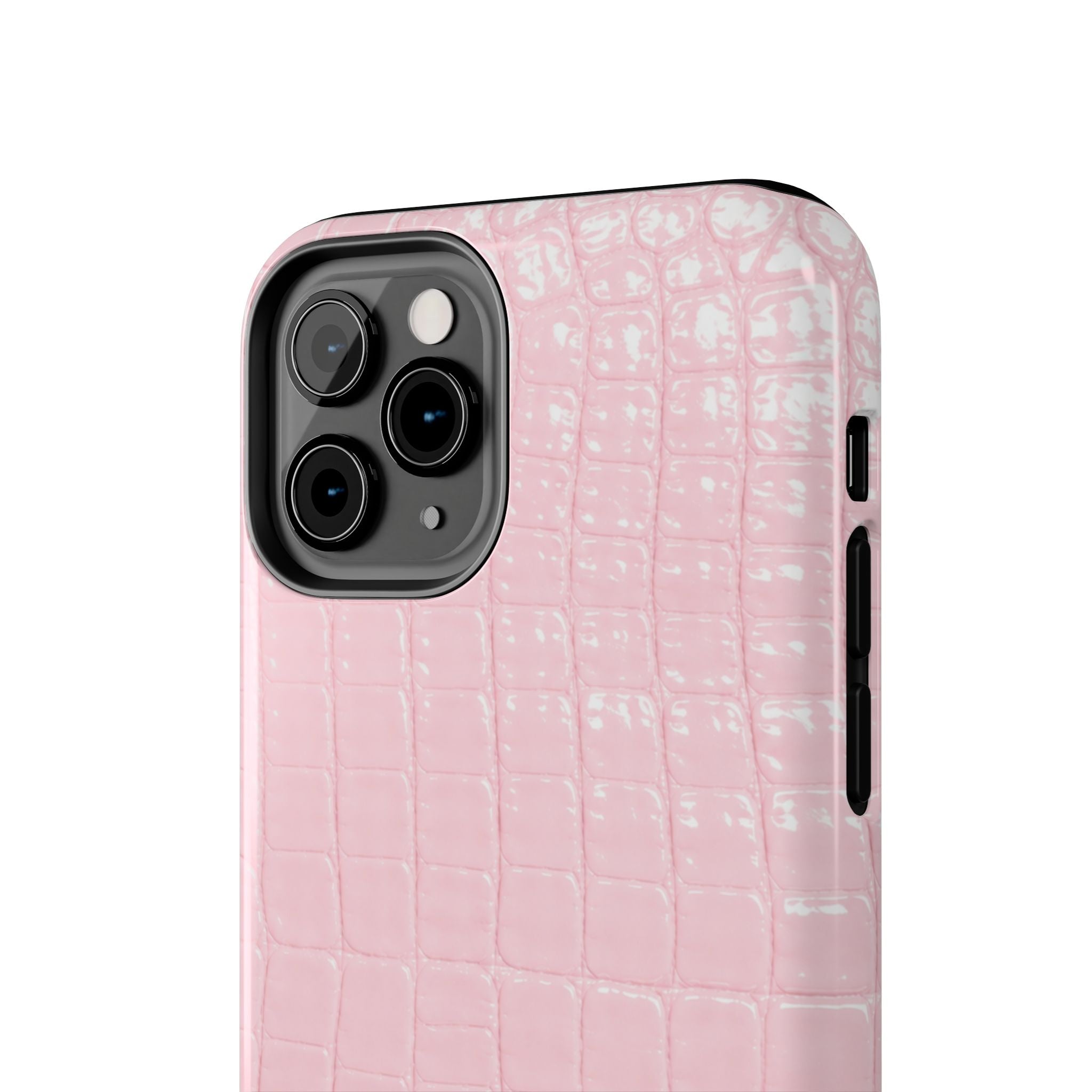 Blush Croc Phone Cases