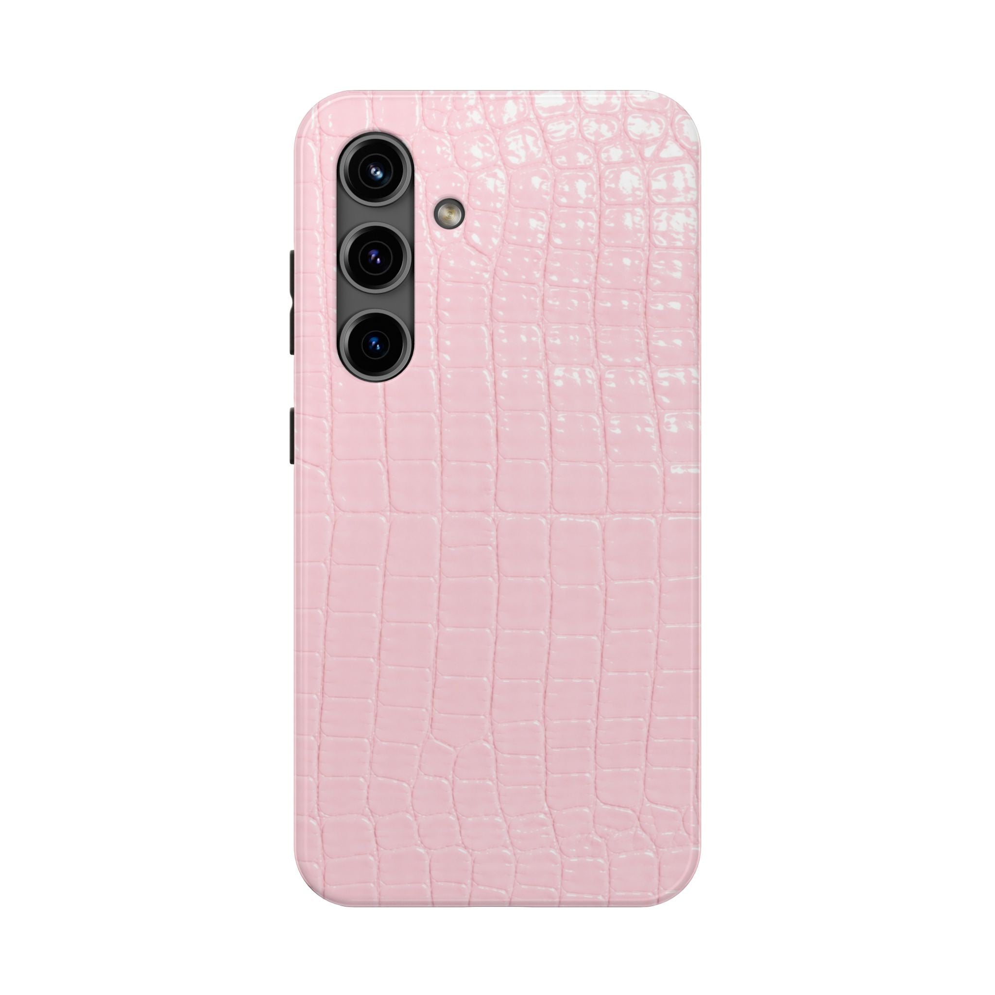 Blush Croc Phone Cases