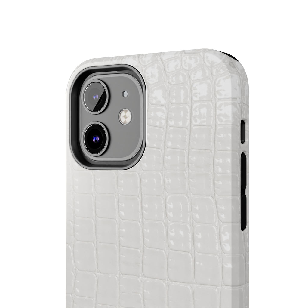 Ivory Croc Phone Cases