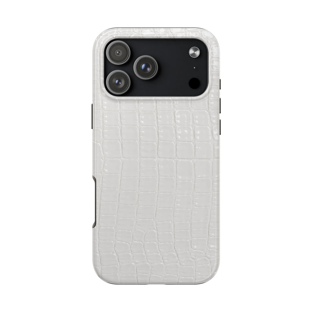 Ivory Croc Phone Cases