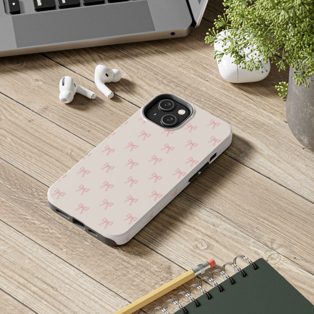 Blush Bow Phone Case