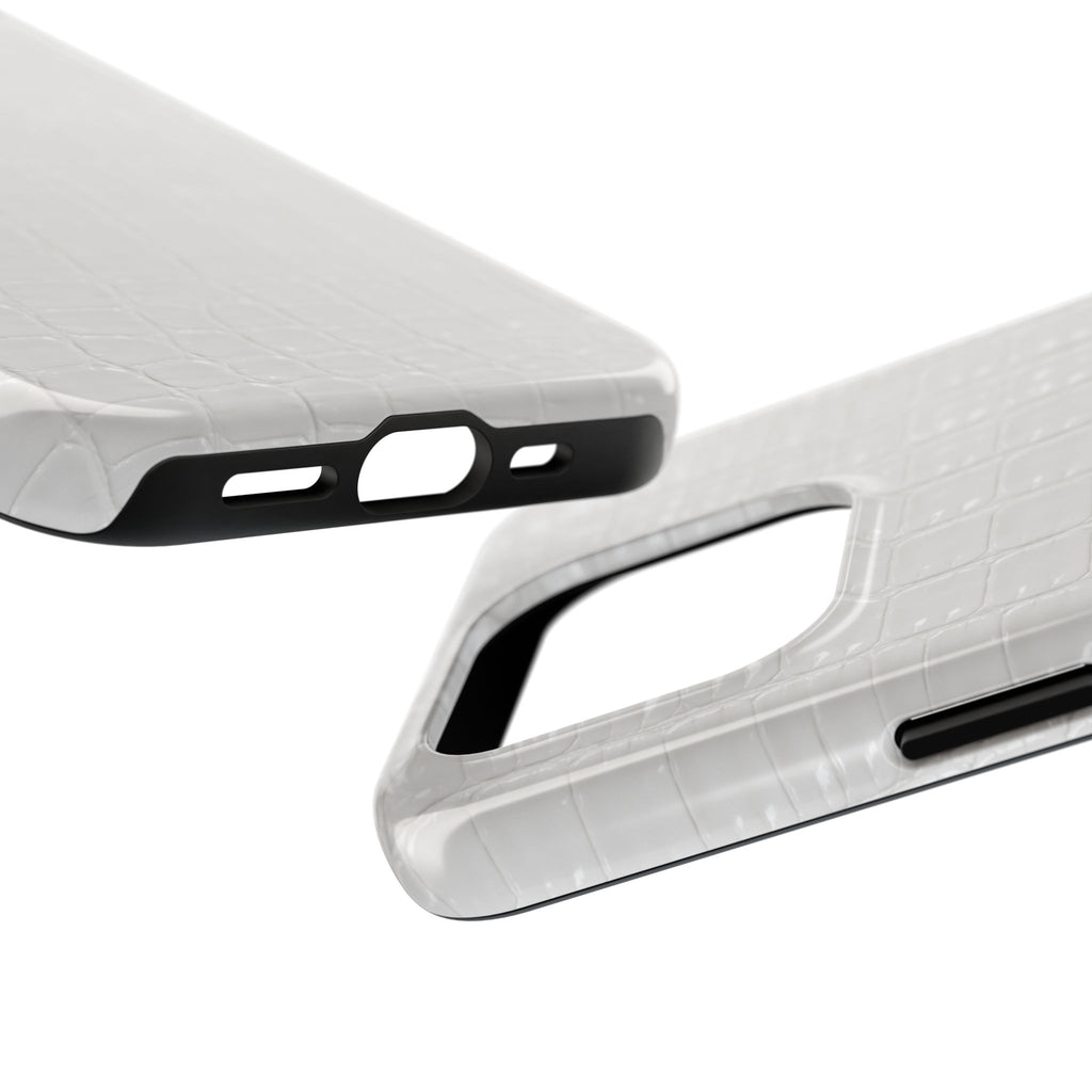 Ivory Croc Phone Cases