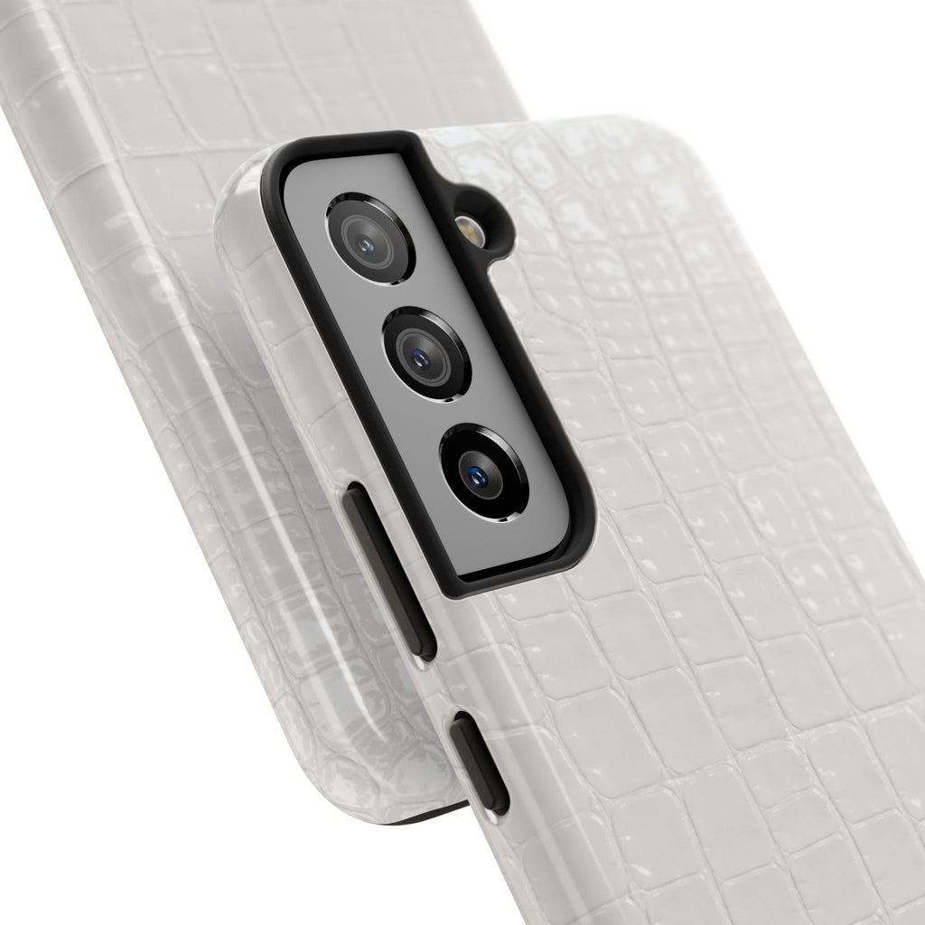 Ivory Croc Phone Cases