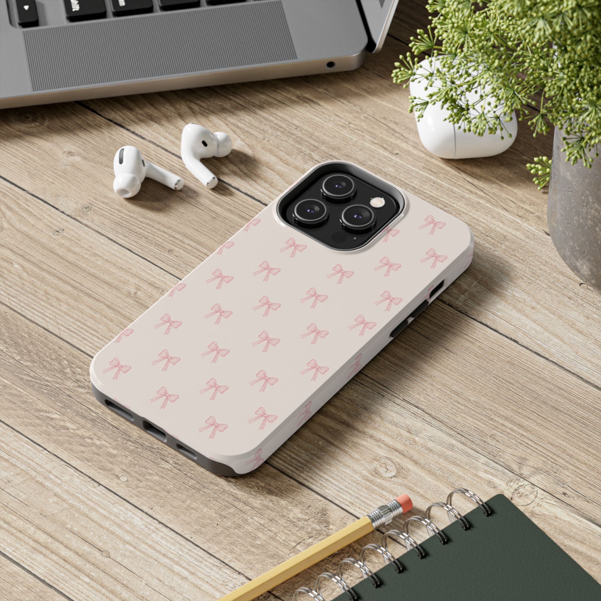 Blush Bow Phone Case