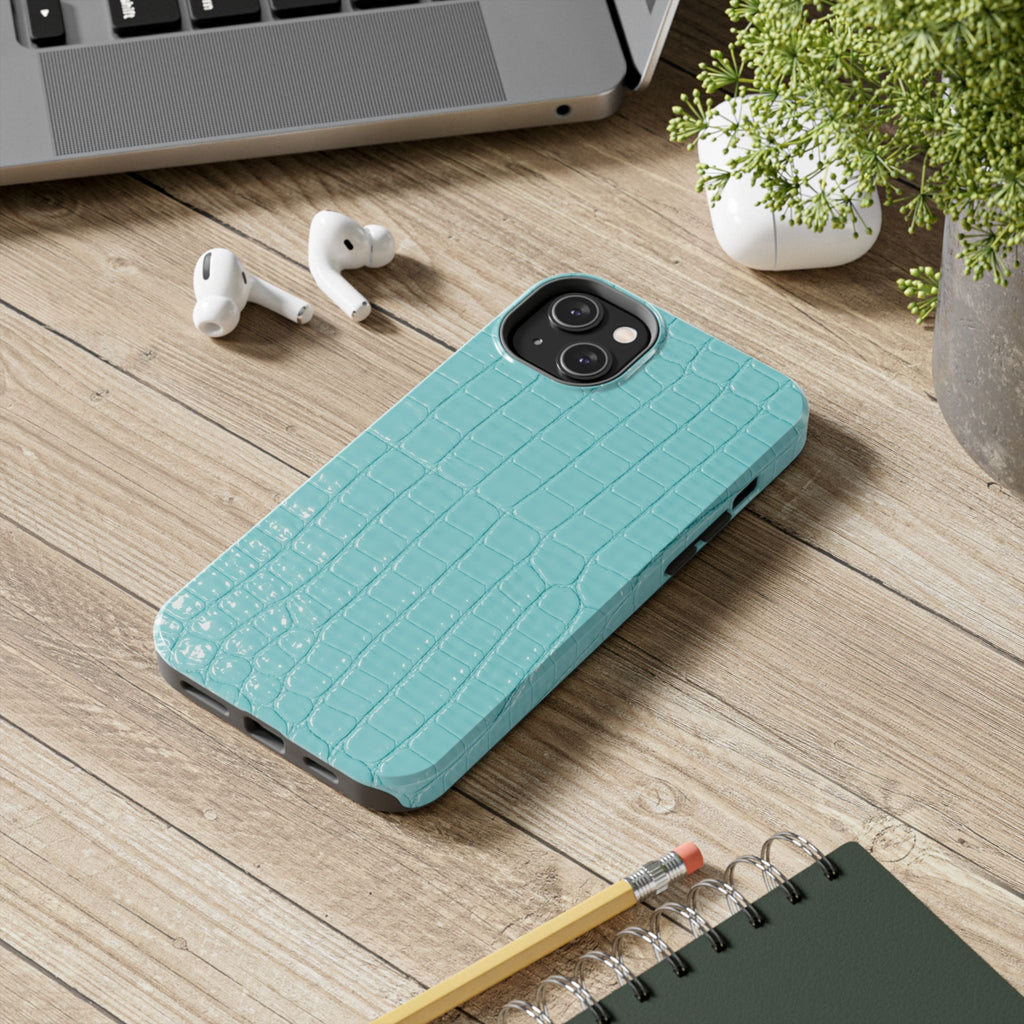 Aqua Croc Phone Case