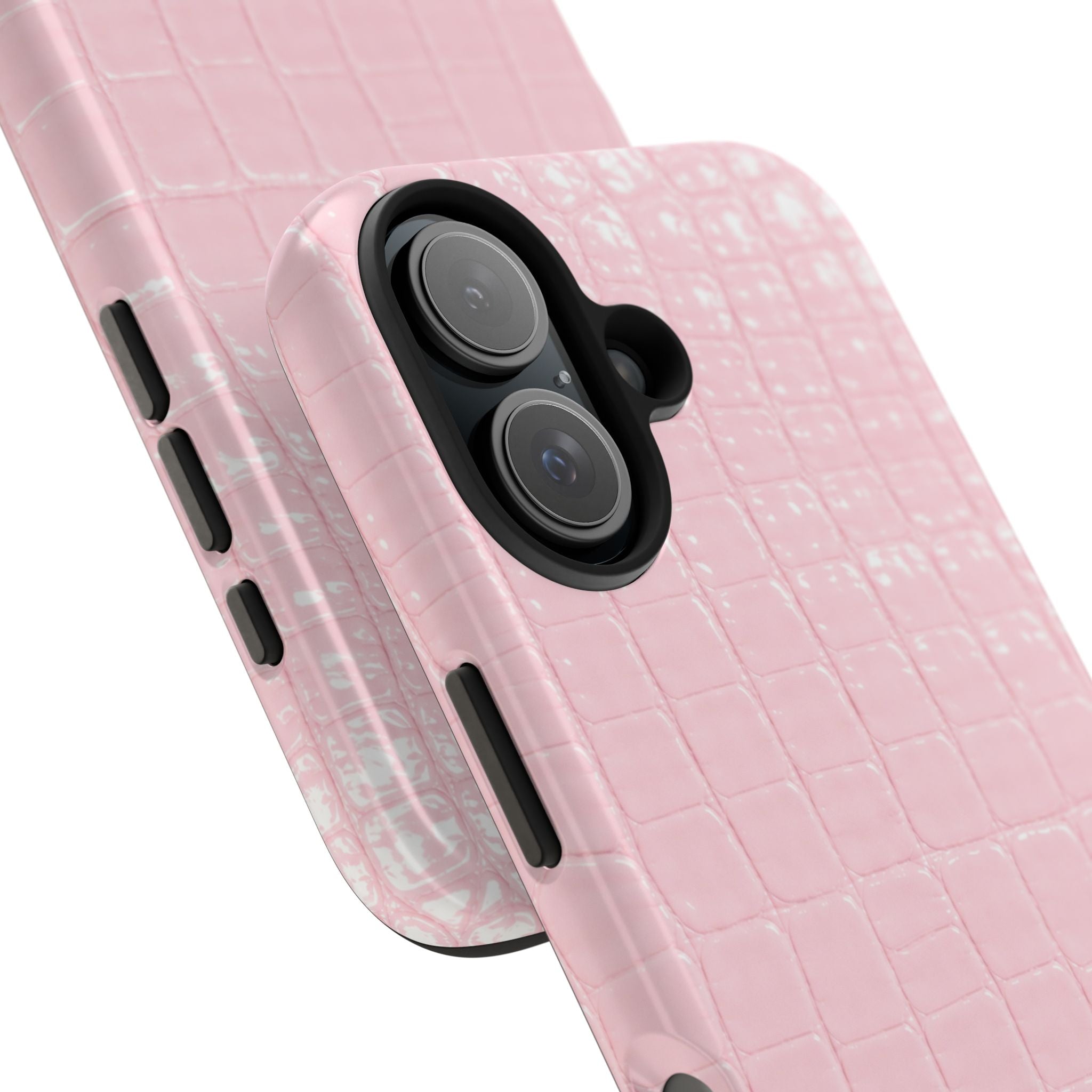 Blush Croc Phone Cases