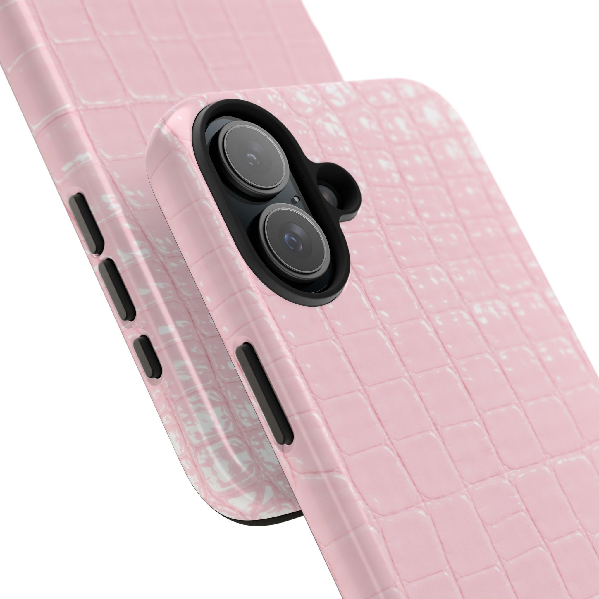Blush Croc Phone Cases