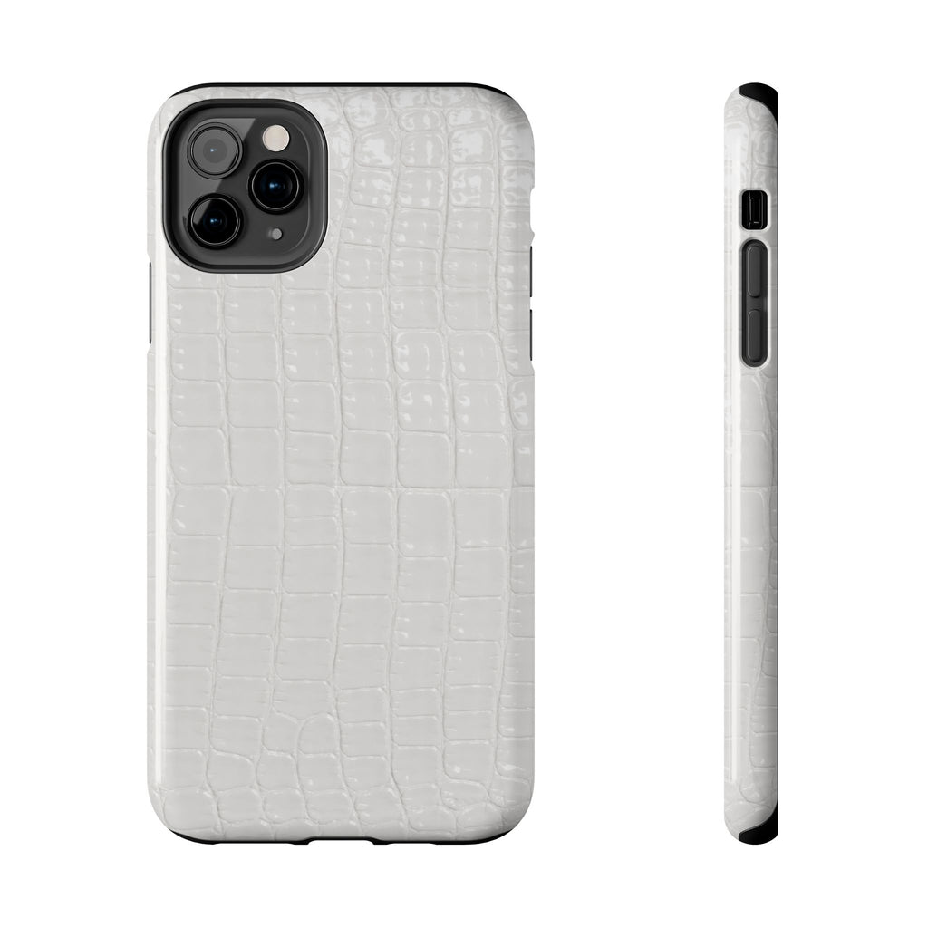 Ivory Croc Phone Cases