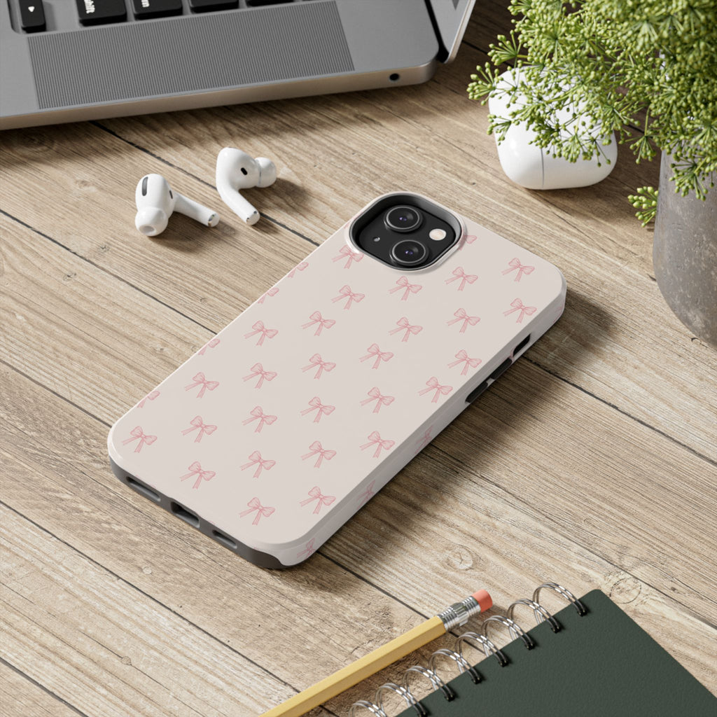 Blush Bow Phone Case