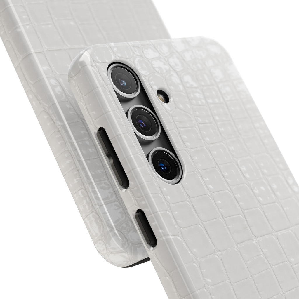 Ivory Croc Phone Cases