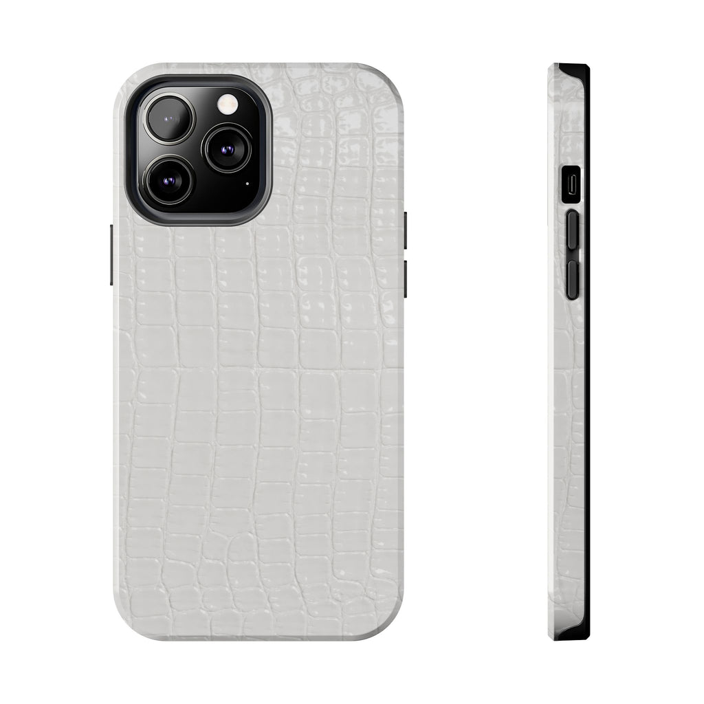 Ivory Croc Phone Cases