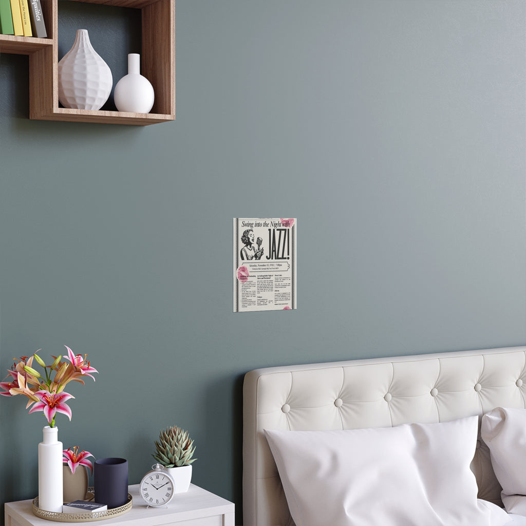 Jazz Kiss Silk Poster