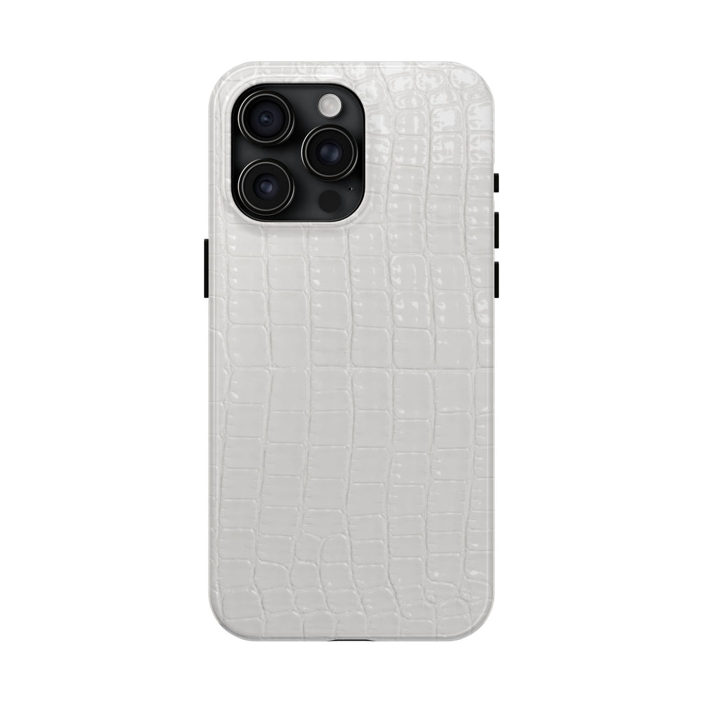 Ivory Croc Phone Cases