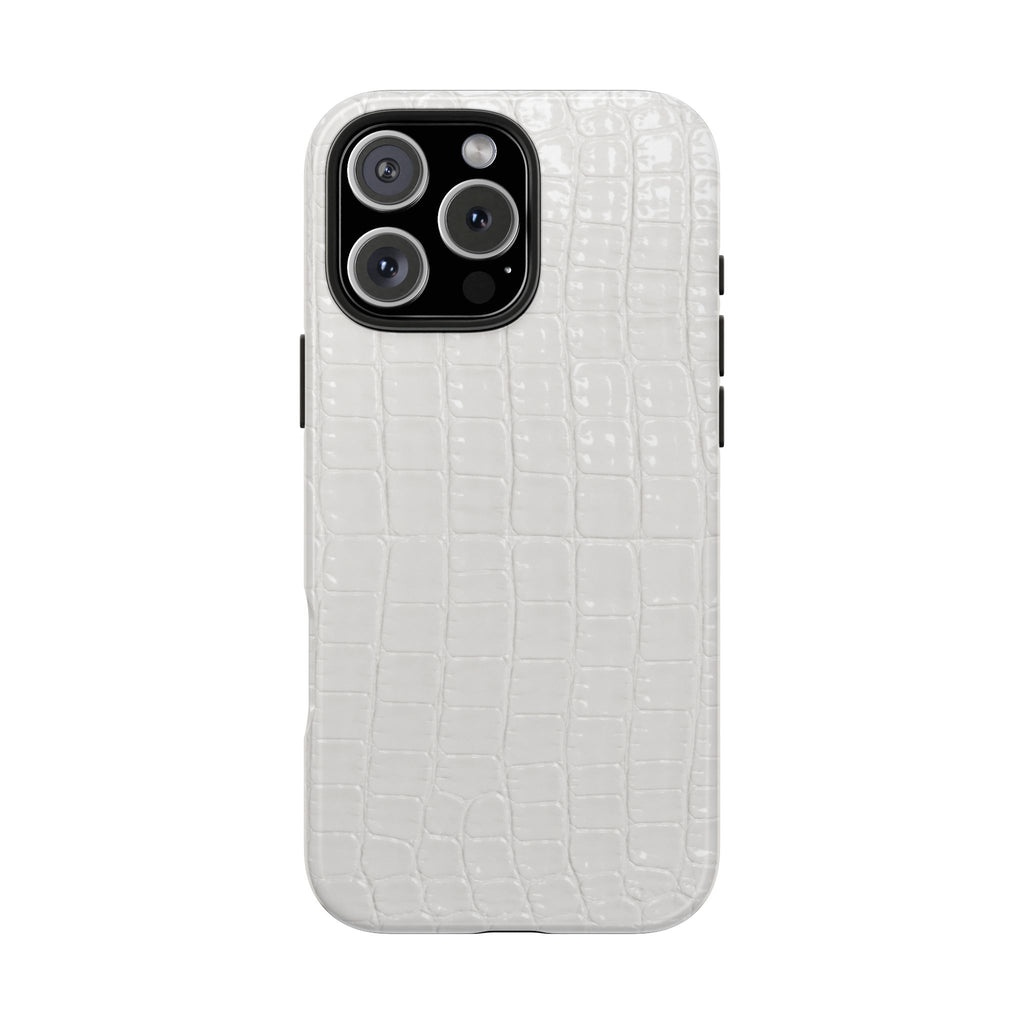 Ivory Croc Phone Cases