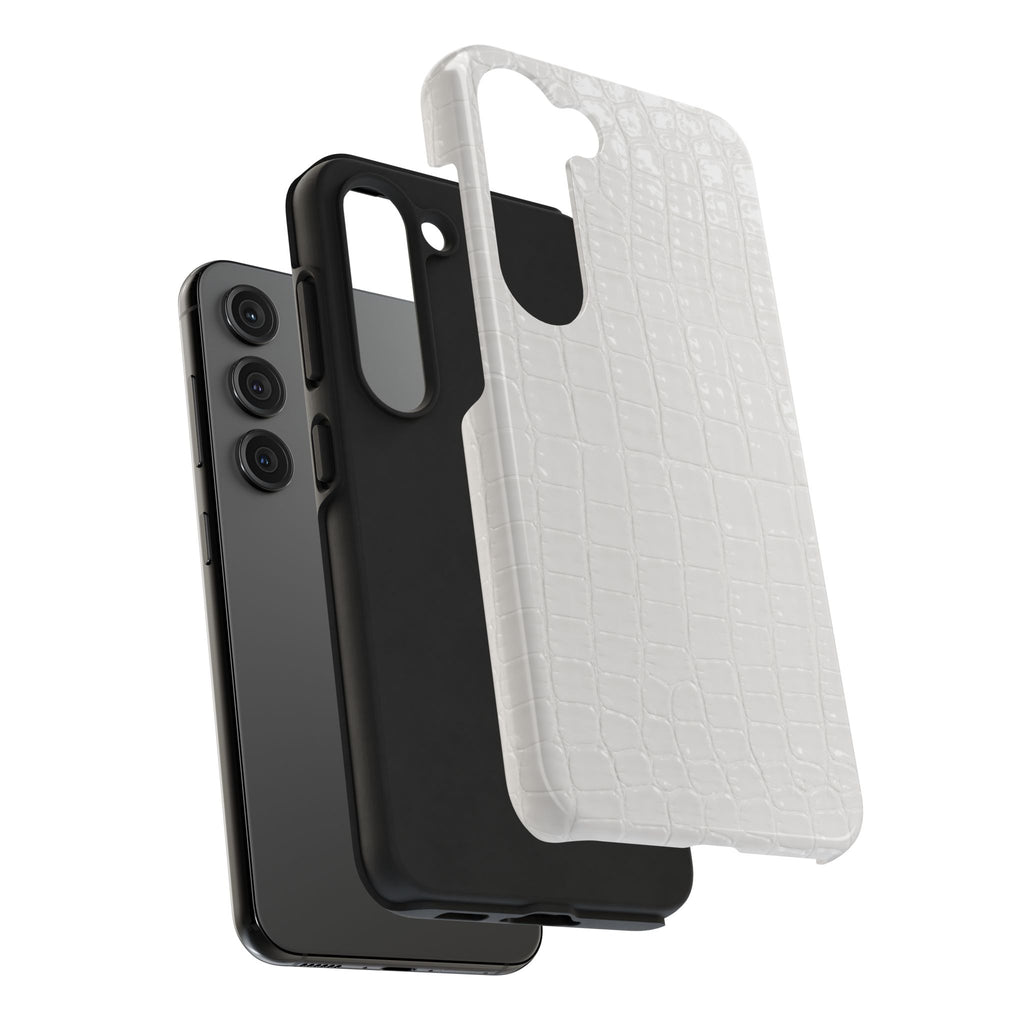 Ivory Croc Phone Cases