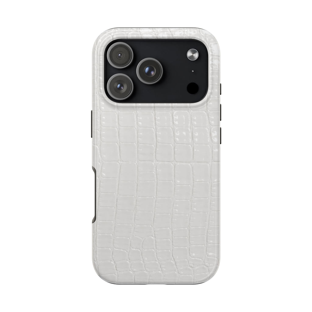 Ivory Croc Phone Cases