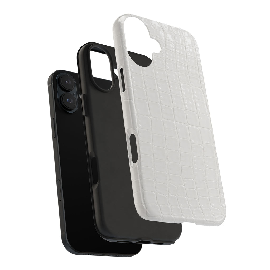 Ivory Croc Phone Cases