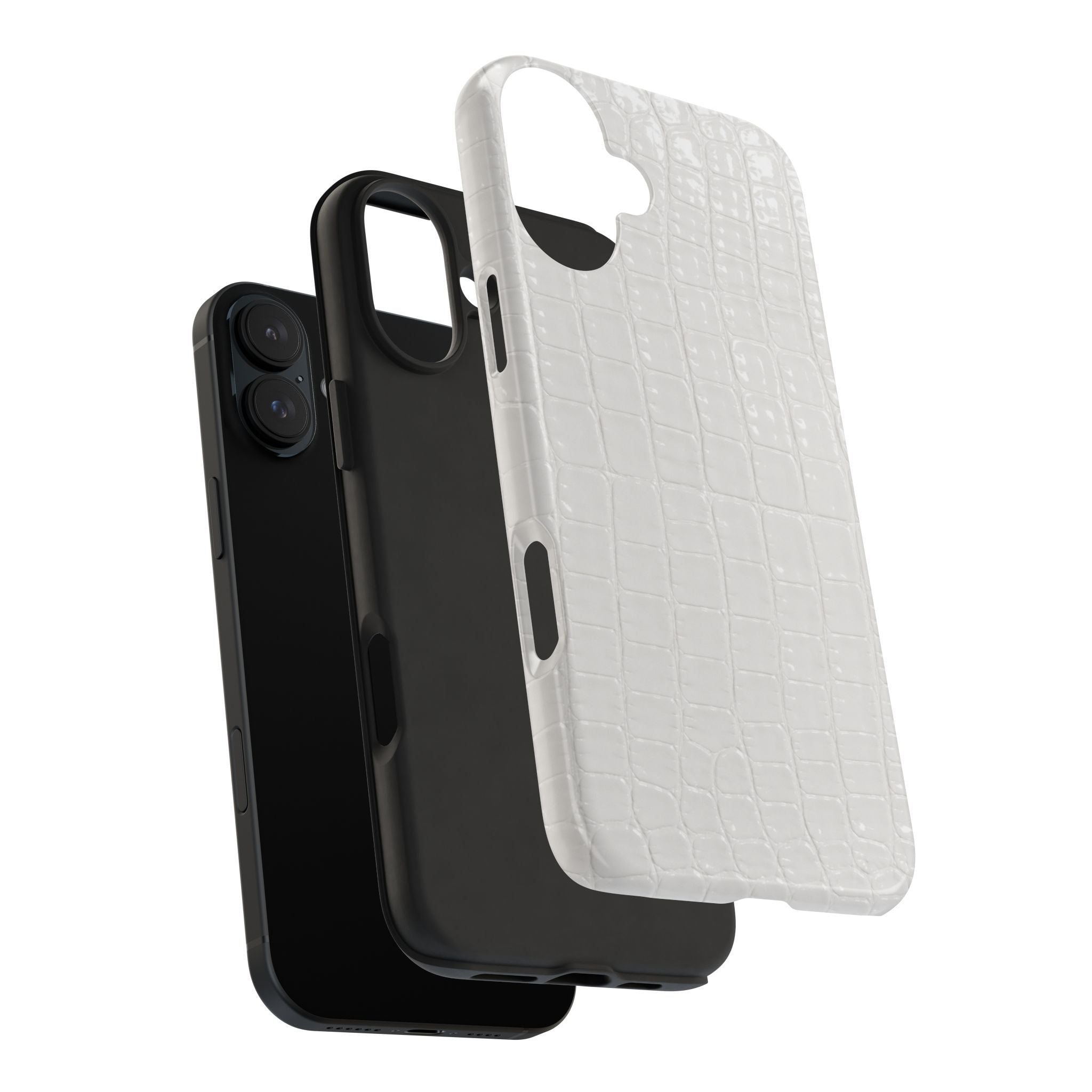 Ivory Croc Phone Cases