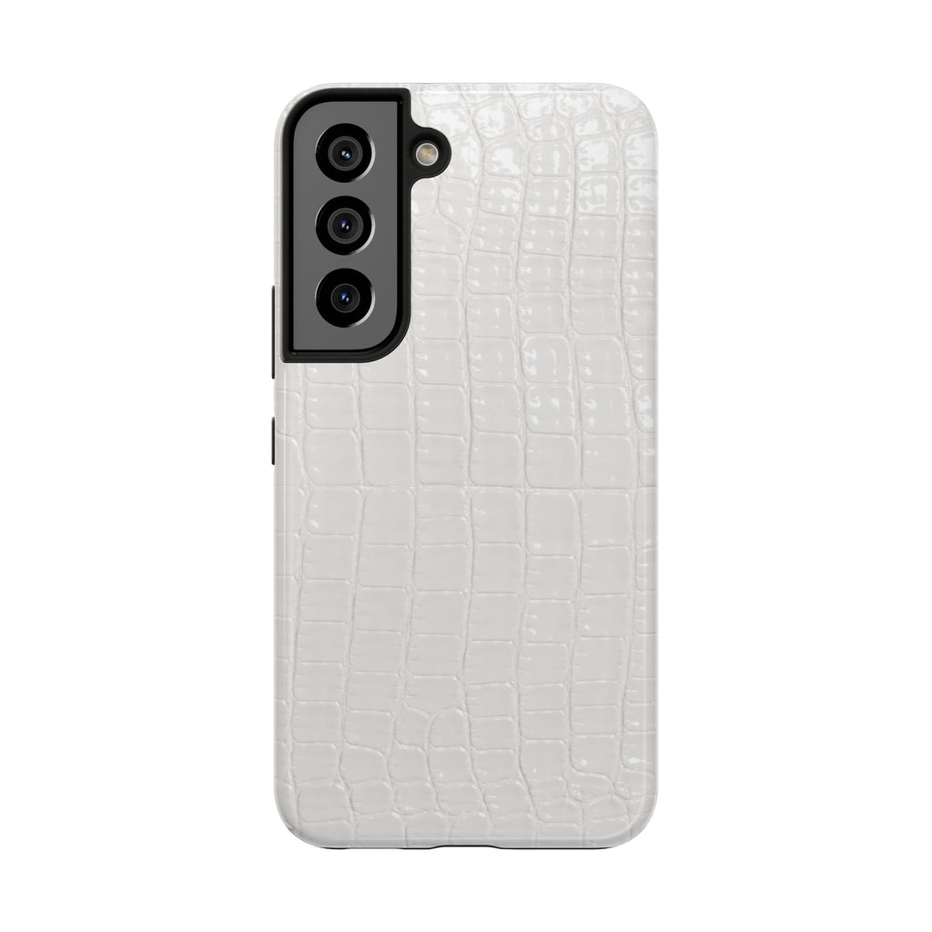 Ivory Croc Phone Cases
