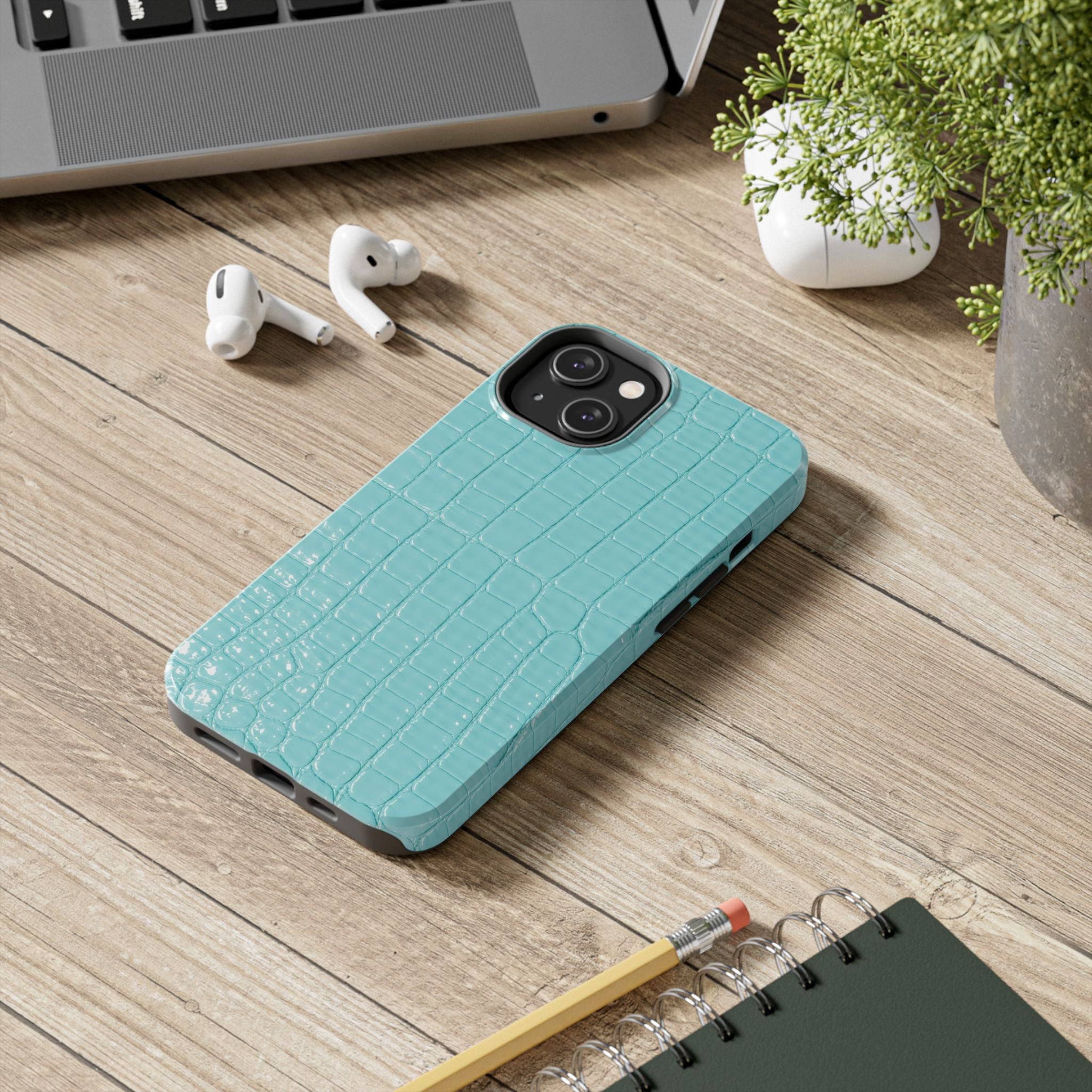 Aqua Croc Phone Case