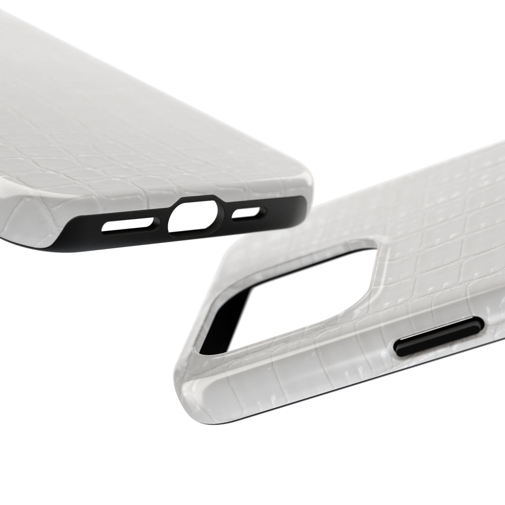 Ivory Croc Phone Cases