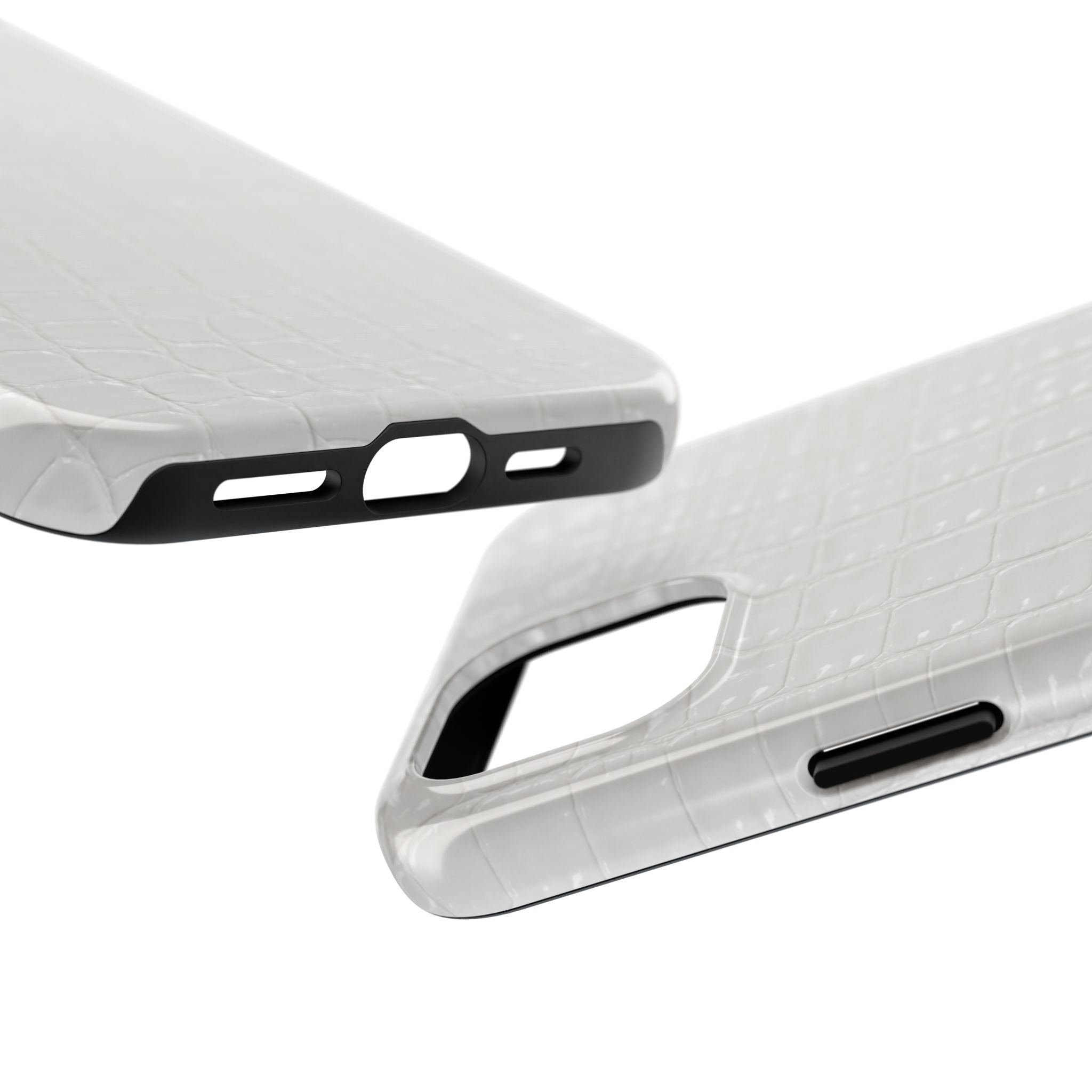 Ivory Croc Phone Cases