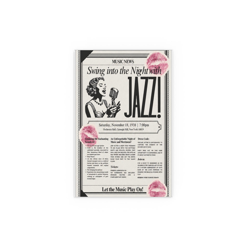 Jazz Kiss Silk Poster