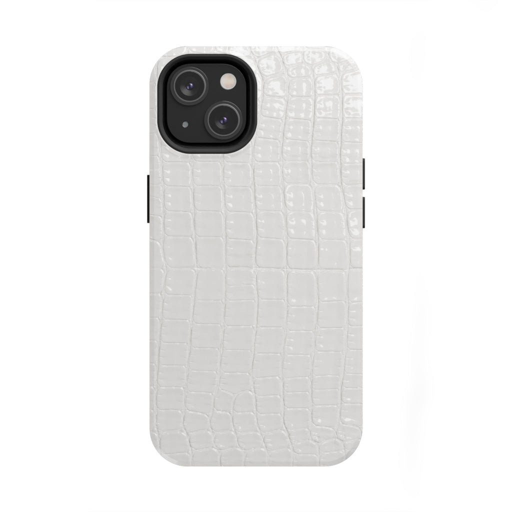 Ivory Croc Phone Cases