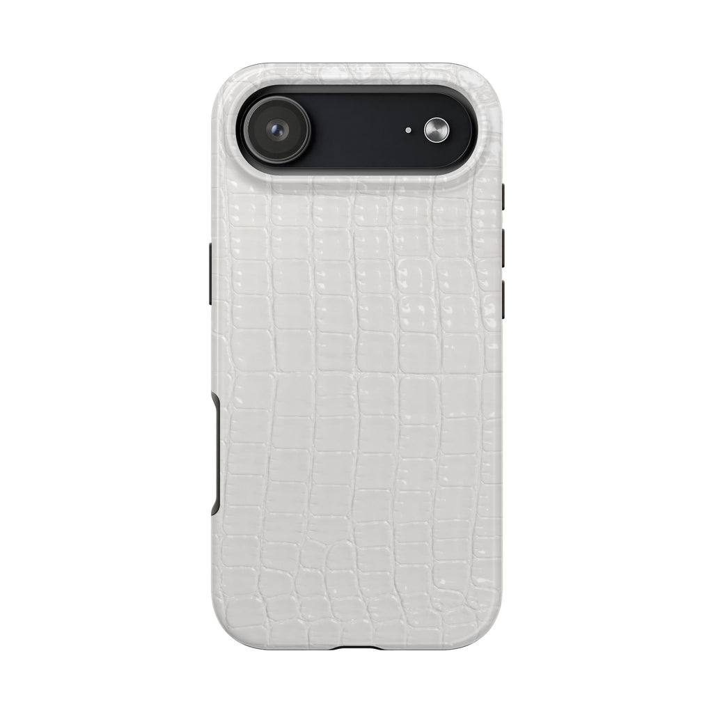 Ivory Croc Phone Cases