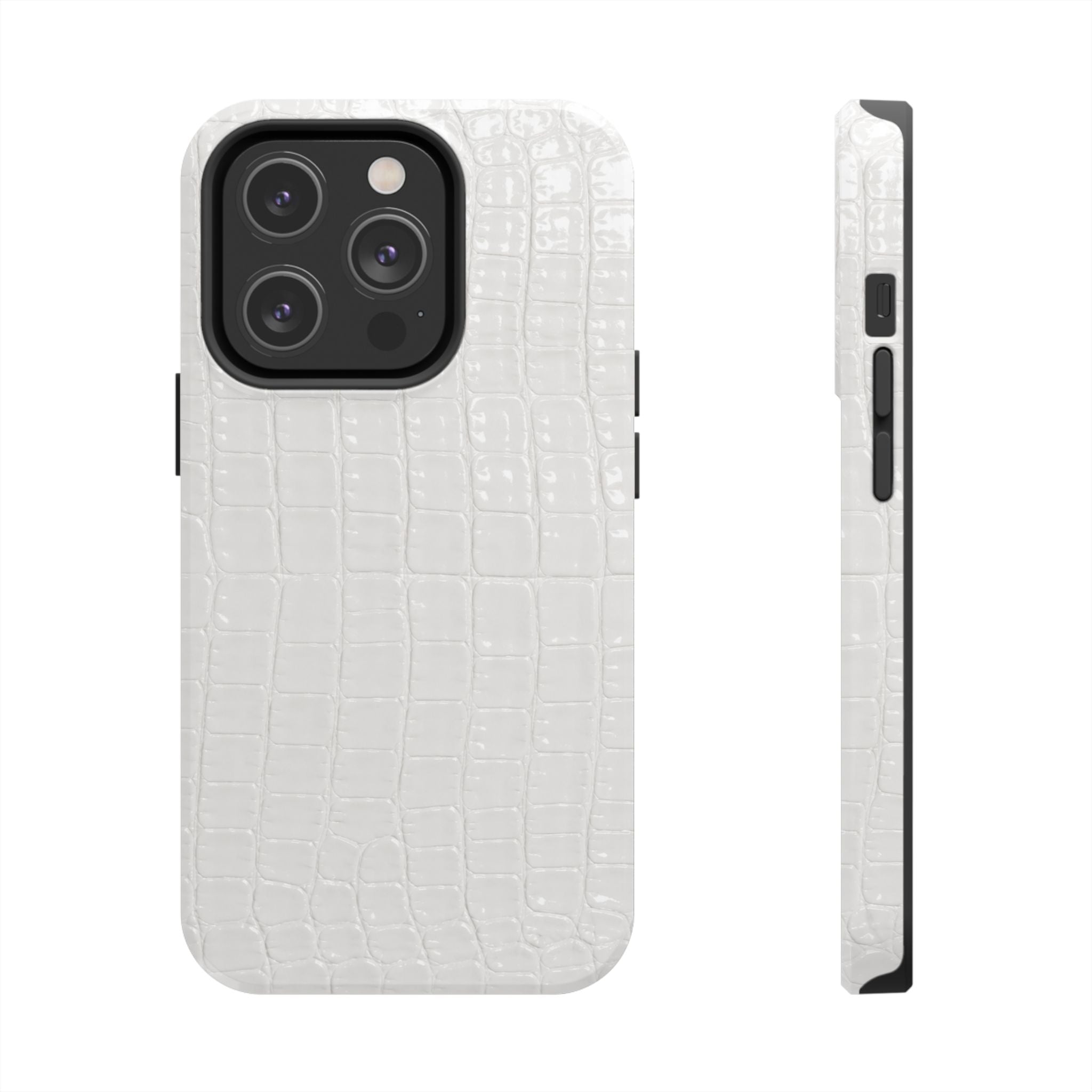 Ivory Croc Phone Cases