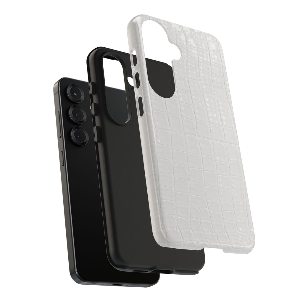 Ivory Croc Phone Cases