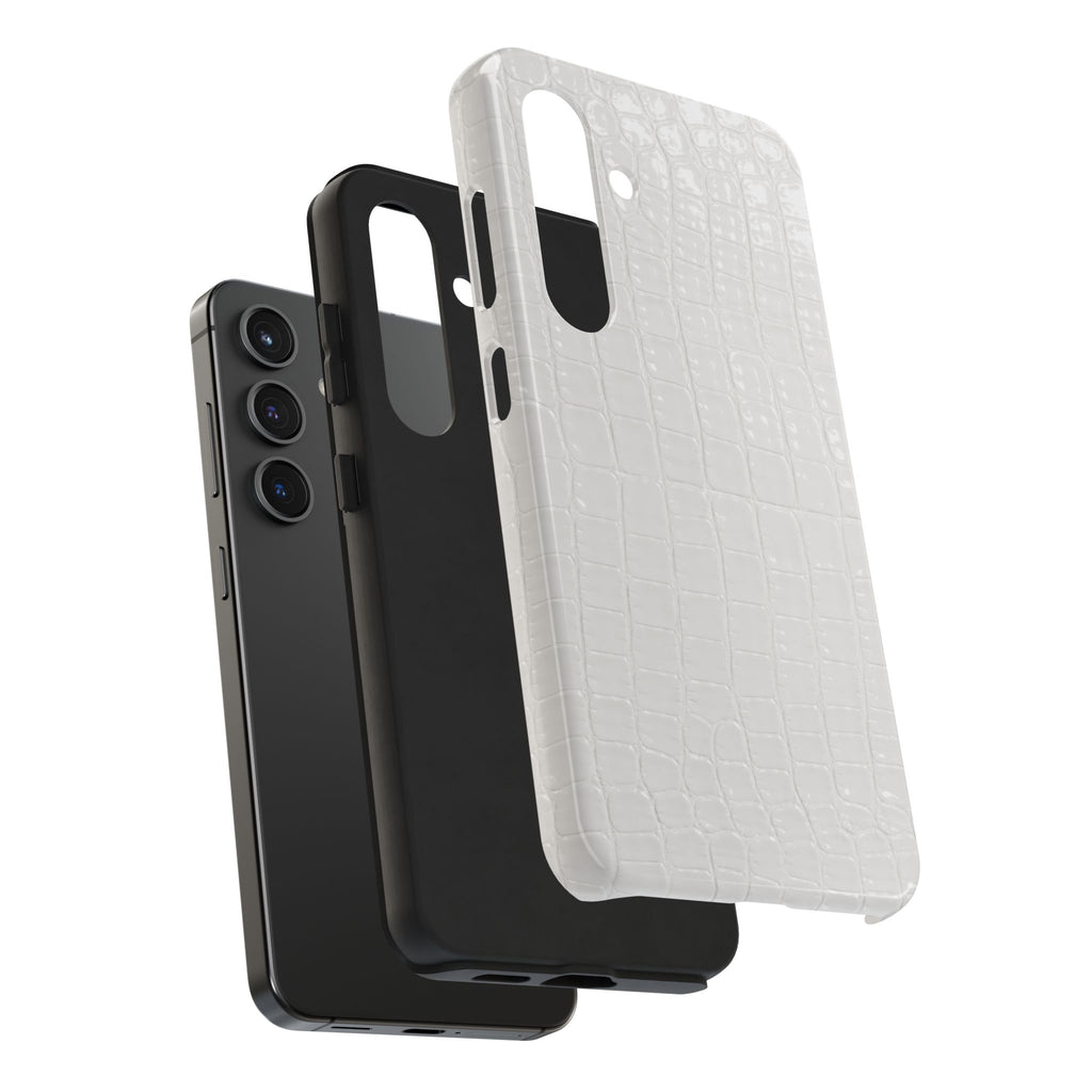 Ivory Croc Phone Cases