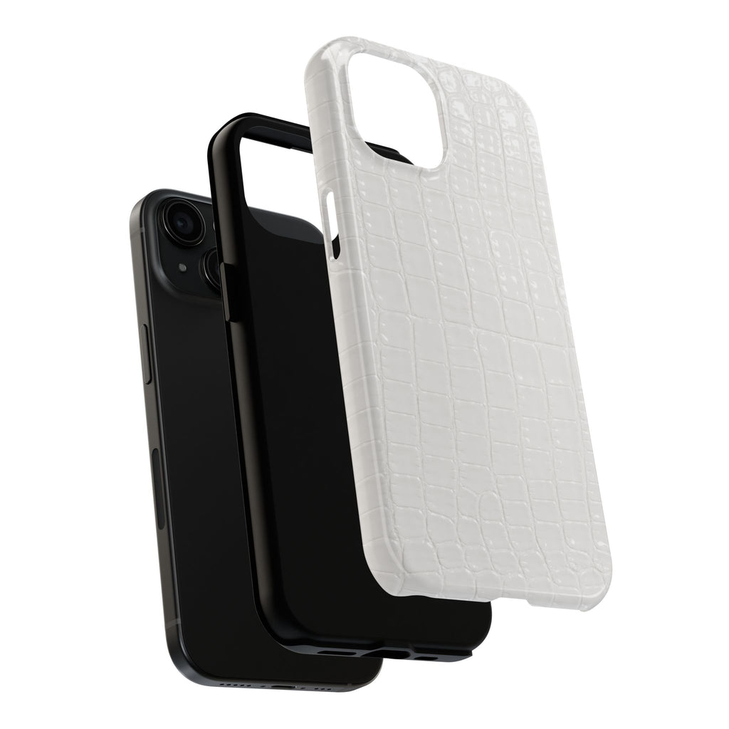 Ivory Croc Phone Cases