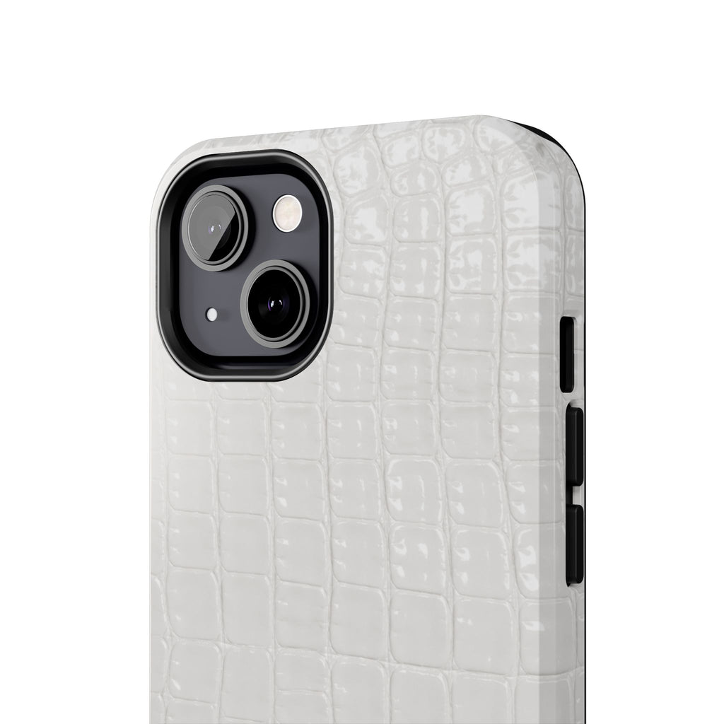 Ivory Croc Phone Cases