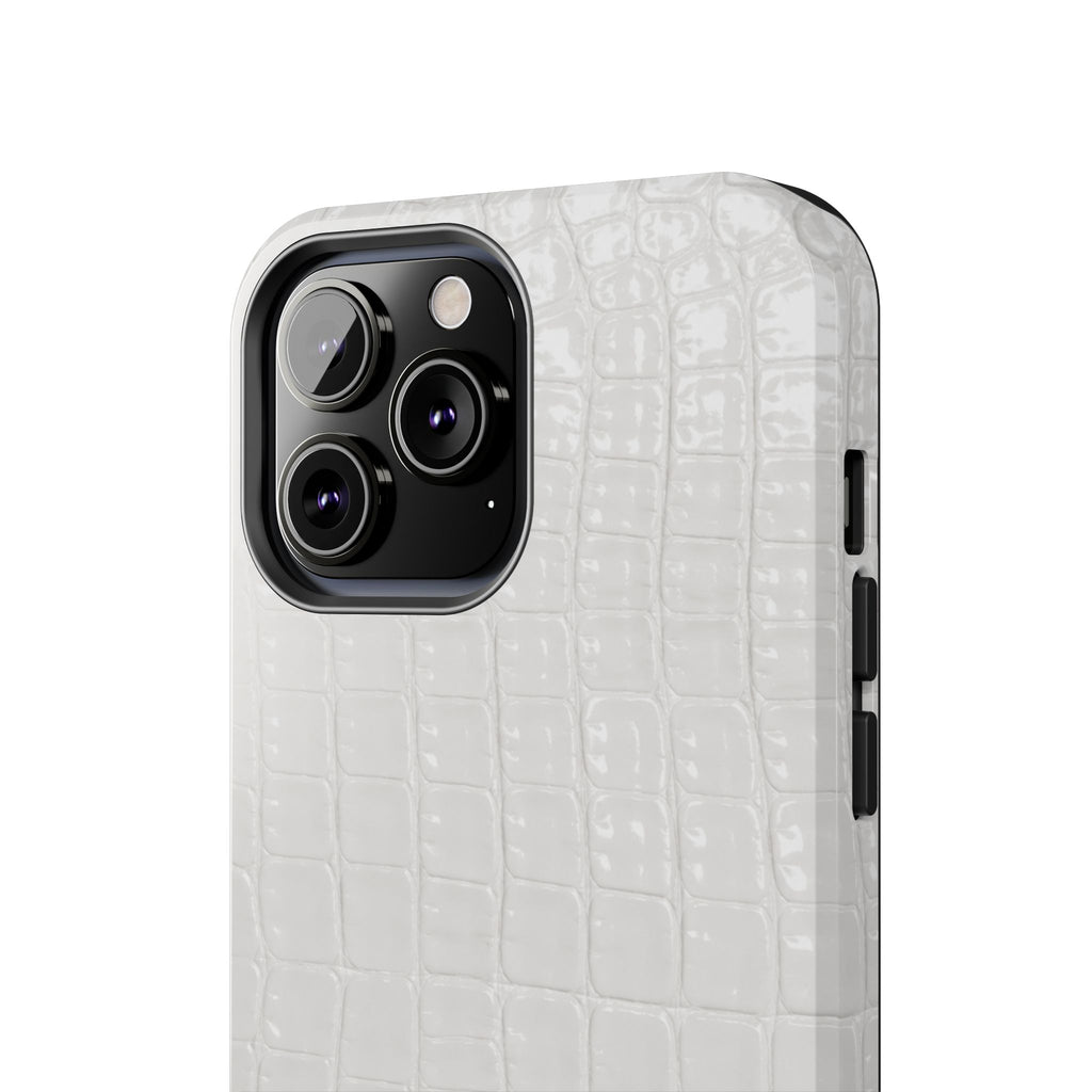 Ivory Croc Phone Cases
