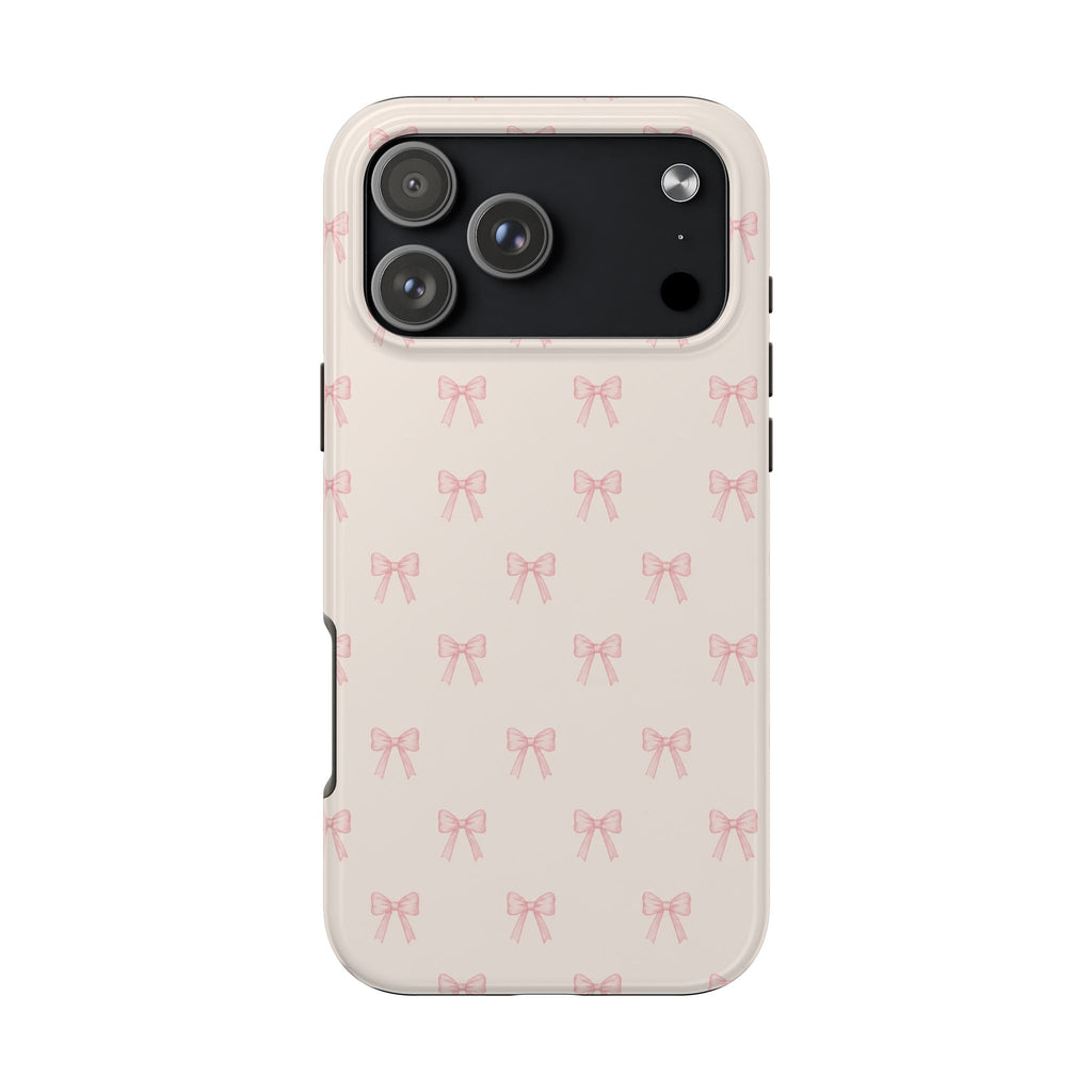Blush Bow Phone Case