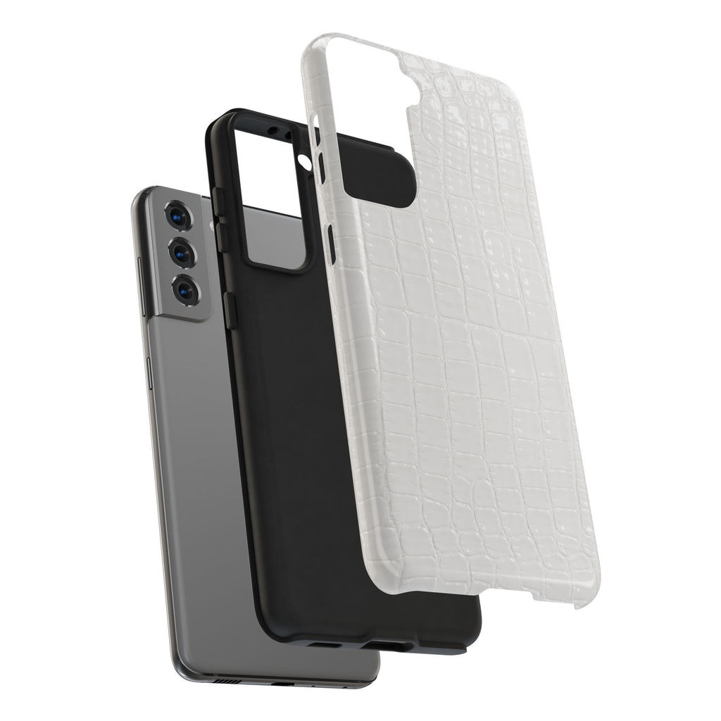 Ivory Croc Phone Cases