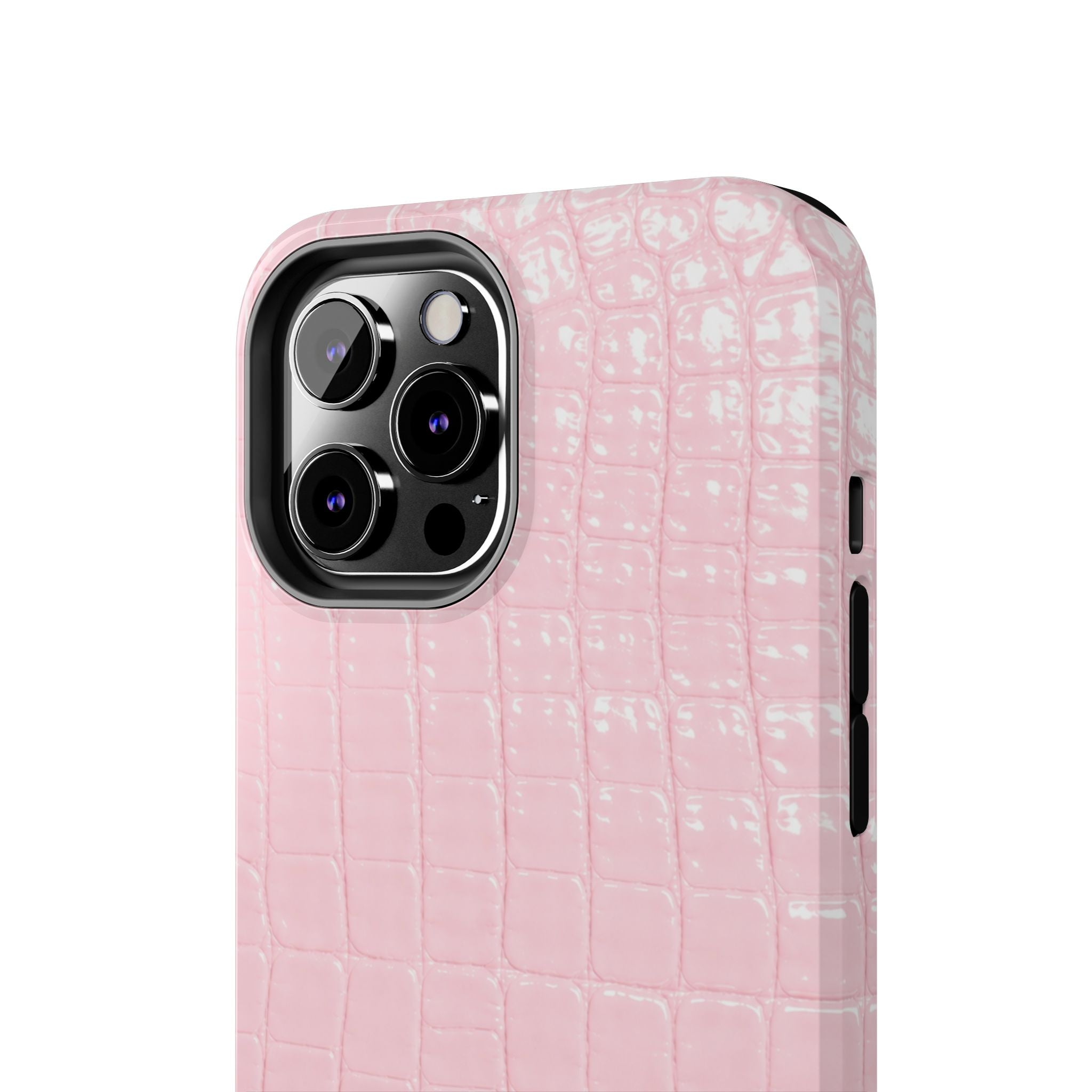 Blush Croc Phone Cases