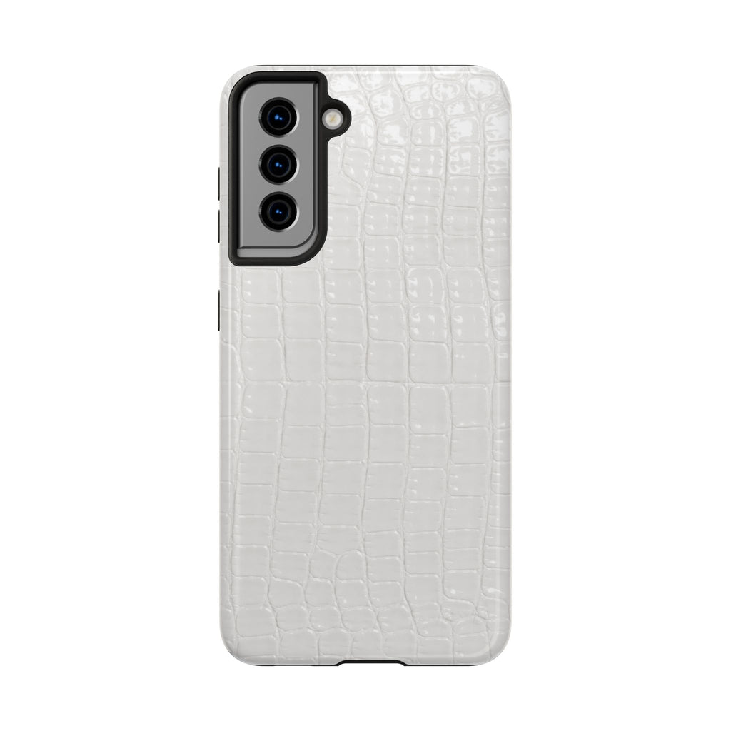 Ivory Croc Phone Cases