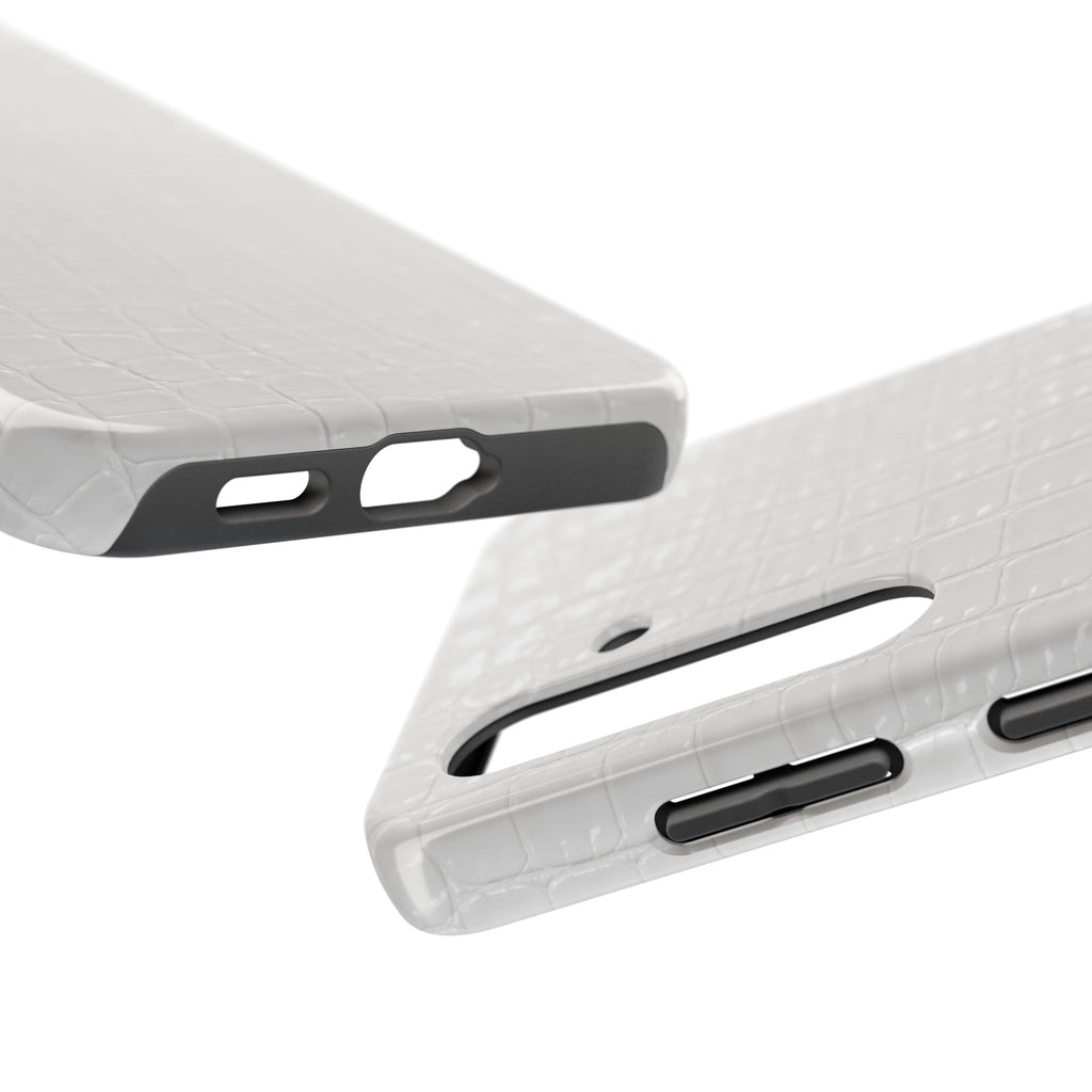 Ivory Croc Phone Cases