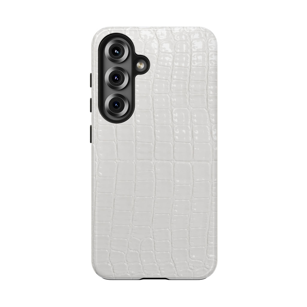 Ivory Croc Phone Cases